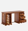 Gellar Writing Table In Natural Teak Finish