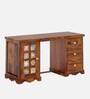 Gellar Writing Table In Natural Teak Finish