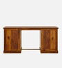 Gellar Writing Table In Natural Teak Finish