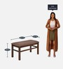 Gem 4 Seater Dining Set in Cappucino Finish with Bench