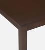Gem 4 Seater Dining Table in Cappucino Finish