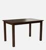 Gem 4 Seater Dining Table in Cappucino Finish