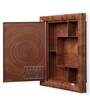 Gem Cabinet With Mirror In Mango Wood Colour