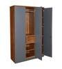 Gemma 3 Door Wardrobe in Slate Grey & Oak Finish