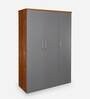 Gemma 3 Door Wardrobe in Slate Grey & Oak Finish