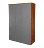 Gemma 3 Door Wardrobe in Slate Grey & Oak Finish