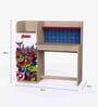 Gen Z Avengers Kids Study Table in Oak Finish