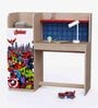 Gen Z Avengers Kids Study Table in Oak Finish