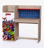 Gen Z Avengers Kids Study Table in Oak Finish