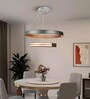 Genesis 146W Modern LED Ceiling Chandelier | 60 Cm Height Adjustable | 3 Light Modes | Luxury Decorative Lighting for Living Room, Dining, Bedroom & Hall