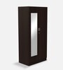 Genesys 2 Door Wardrobe in Cold Rain Finish with Mirror