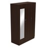 Genesys 3 Door Wardrobe in Dark Walnut Colour