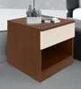 Genesys Premium Bedside Table in Dark Walnut Colour