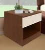 Genesys Premium Bedside Table in Dark Walnut Colour
