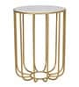 Geneva Metal End Table in Gold Finish