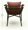 Geneva Wicker 4 Seater Dining Set In Light Brown Finish
