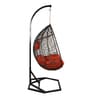 Geneva Wicker Swing In Brown Finish