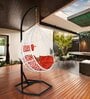 Geneva Wicker Swing In White Finish