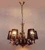 Genevieve Black Iron 5 Lights Chandelier