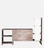 Genie Tv Unit In Marble & White Colour