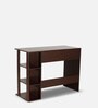 Genji Writing Table in Dark Brown Finish