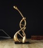 Gold Aluminium Genome Pture Decorative Sculpture