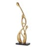 Gold Aluminium Genome Pture Decorative Sculpture