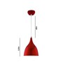 Genova Red Metal Hanging Light