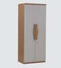 Genting 2 Door Wardrobe In Grey & Brown Finish
