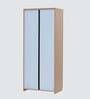 Genting 2 Door Wardrobe In Grey & Brown Finish