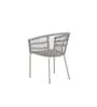 Genting Malaysian Aluminium Outdoor Chair In Grey Finish