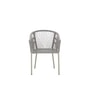 Genting Malaysian Aluminium Outdoor Chair In Grey Finish