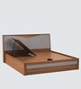 Genting Queen Size Bed In Grey & Brown Finish