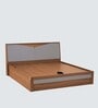 Genting Queen Size Bed In Grey & Brown Finish