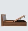 Genting Queen Size Bed In Grey & Brown Finish