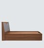 Genting Queen Size Bed In Grey & Brown Finish
