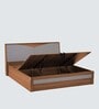 Genting Queen Size Bed In Grey & Brown Finish