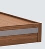 Genting Queen Size Bed In Grey & Brown Finish