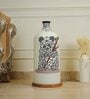 Gentle Giant Hand Painted White Glass Shade Table Lamp