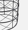 Geo Metal End Table In Black Colour