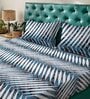 Abstract 300 TC Polycotton King Size Fitted Bed Sheet With 2 Pillow Covers