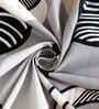 Abstract 300 TC Polycotton King Size Flat Bed Sheet With 2 Pillow Covers