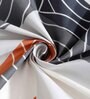 Geometric 300 TC Polycotton Queen Size Flat Bed Sheet With 2 Pillow Covers