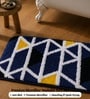 Blue Modern Geometric Non-Slip Bath Mat (40x60 CM)