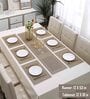 Geometric Beige (18 x12) PVC Table Linen (Set of 7)