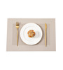 Geometric Beige (18x12) PVC Table Placemat (Set of 6)