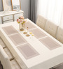 Geometric Beige (18x12) PVC Table Placemat (Set of 6)