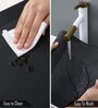 Geometric Black (71 x12) PVC Table Runner
