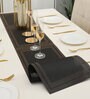Geometric Black (71 x12) PVC Table Runner