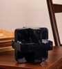 Geometric Black Cube Resin Artefact Geometric Black Cube Resin Artefact